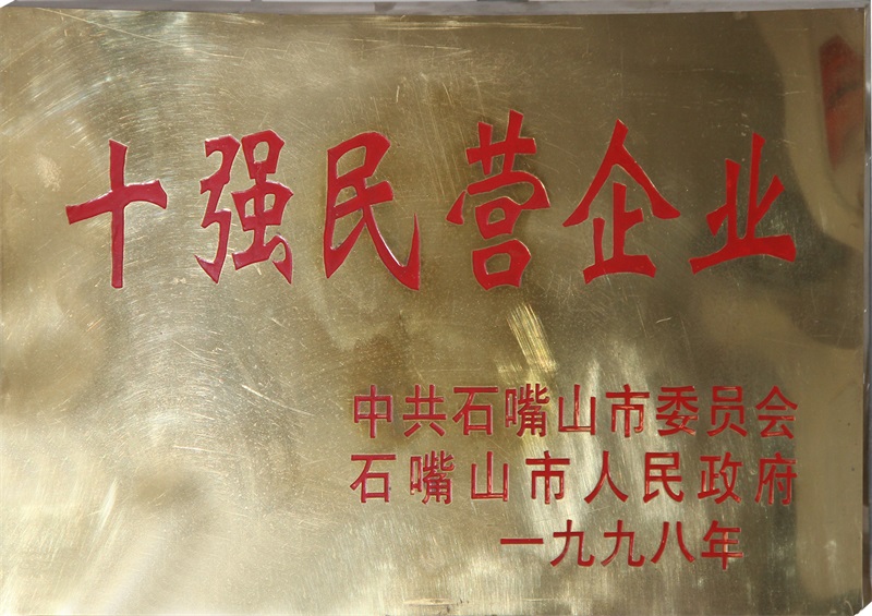 十強(qiáng)民營(yíng)企業(yè)